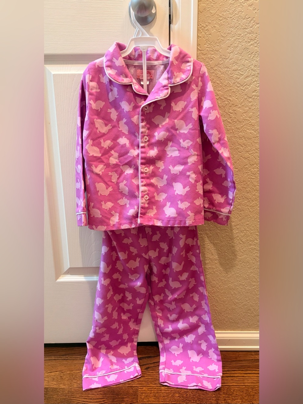 Our generation Girls Cozy Pink Bunny Fleece Pajama Set